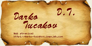 Darko Tucakov vizit kartica